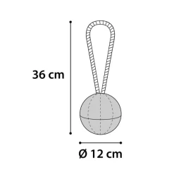 Flamingo Pelota Verde con Cuerda para perros Hot