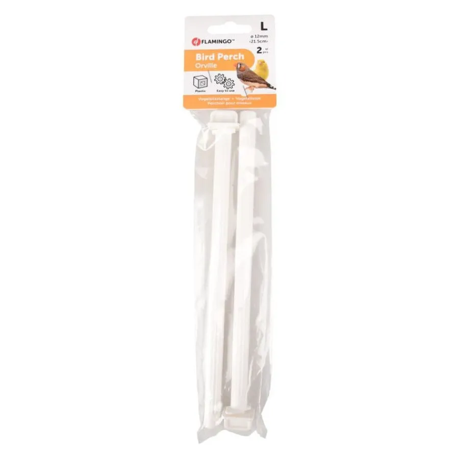 Flamingo Percha de plástico para pájaros Clearance