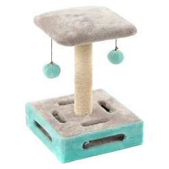 Flamingo Árbol Rascador Turquesa y Gris para gatos Online