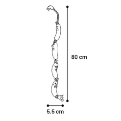 Flamingo Salchichas con cuerda juguete para perros Clearance