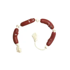 Flamingo Salchichas con cuerda juguete para perros Best