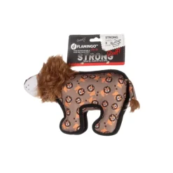 Flamingo Strong Stuff León de Peluche Marrón para perros