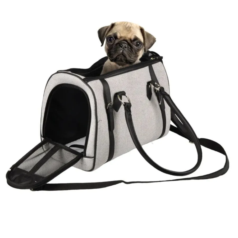Flamingo Tatjana Bolsa Transportín Gris para perros Clearance