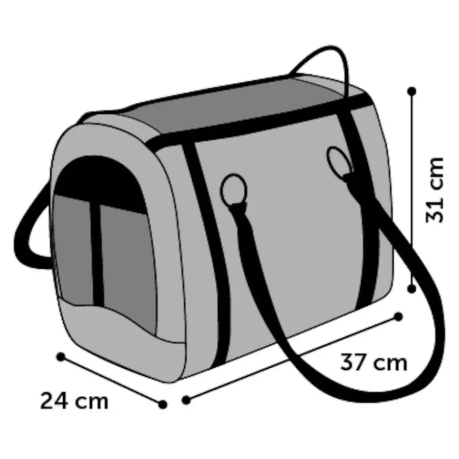 Flamingo Tatjana Bolsa Transportín Gris para perros Clearance
