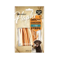 Flamingo Tiras Hapki Pollo y Pez para perros Online