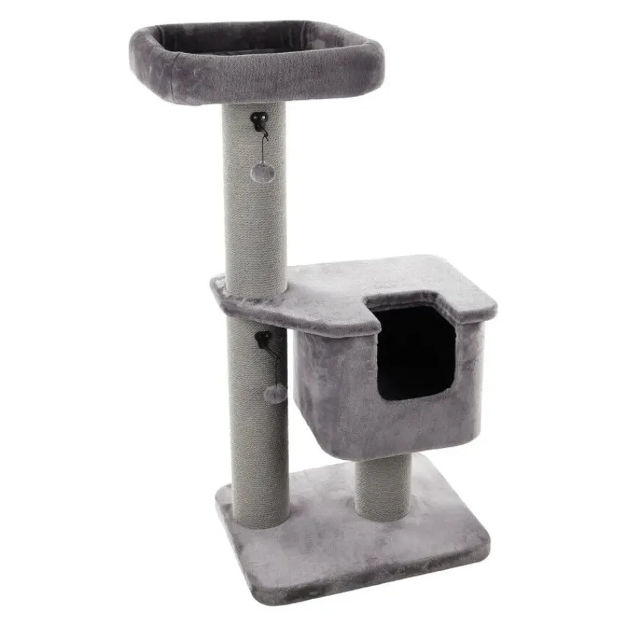 Flamingo Viola Árbol Rascador con cueva para gatos Clearance