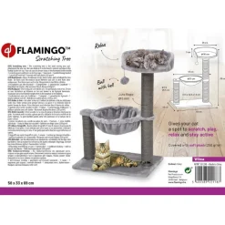 Flamingo Wilma Árbol Rascador Gris para gatos Outlet