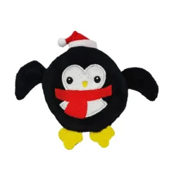 Flamingo Xmas Flat Round Pingüino juguete navideño para gatos Outlet