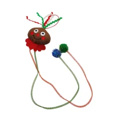 Flamingo Xmas Jengibre para Puerta juguete navideño para gatos Sale
