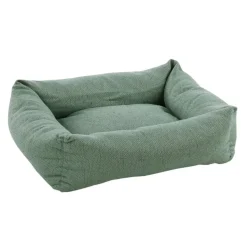 Flamingo Yara Rectángulo Verde con Cremallera Cama para perros Sale