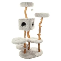 Flamingo Yuna Árbol Rascador Gris para gatos New