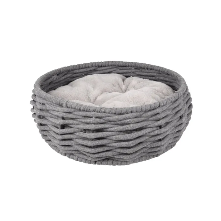 Flamingo Zinzi Redondo Gris cama cuna para perros Hot