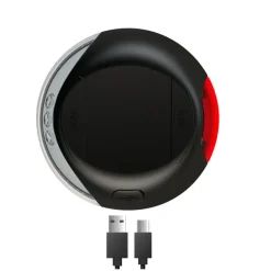Flexi Literna de Luz led negra para correas New