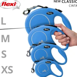 Flexi New Classic Correa Extensible Azul para perros Clearance
