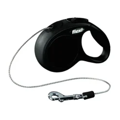 Flamingo Flexi New Classic Correa Extensible Negra para gatos Sale
