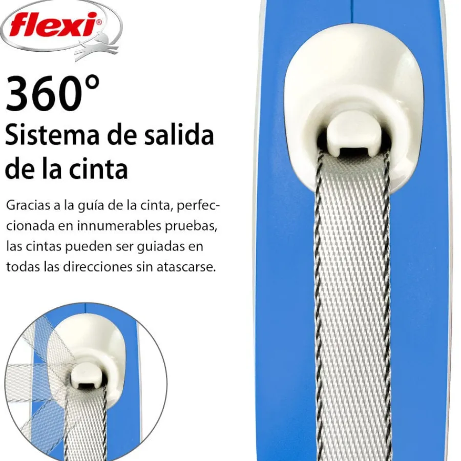 Flexi New Comfort Correa Extensible Azul Oscuro para perros Online