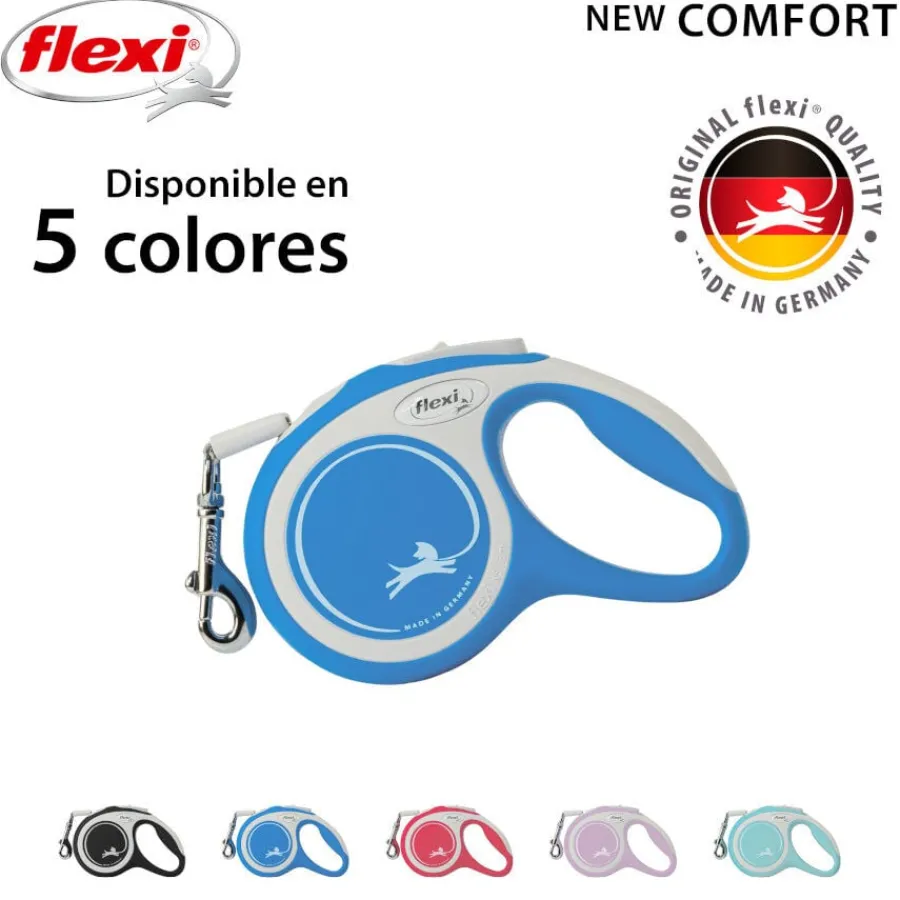 Flexi New Comfort Correa Extensible Azul Oscuro para perros Online