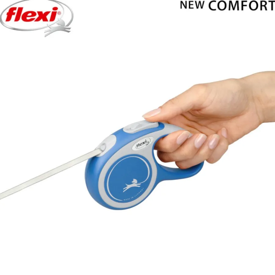Flexi New Comfort Correa Extensible Azul Oscuro para perros Online
