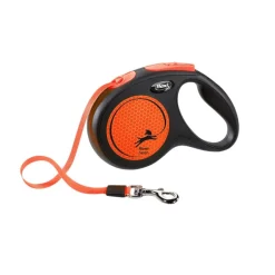 Flexi New Neón Correa Extensible naranja para perros Best