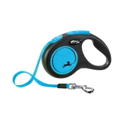 Flexi New Neón Correa Extensible azul para perros Online