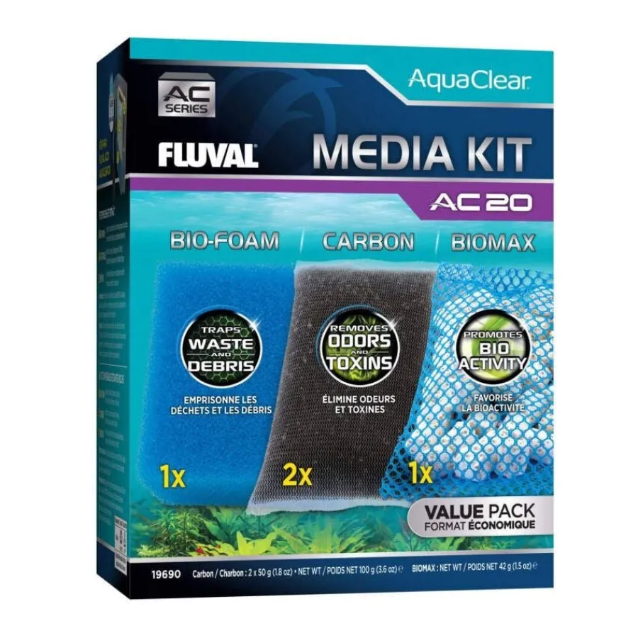 Fluval AquaClear AC Cargas de Mantenimiento para Filtro de acuarios Online