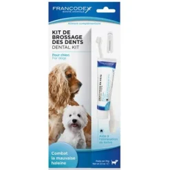 Francodex Cepillo y Pasta de dientes para perros Discount