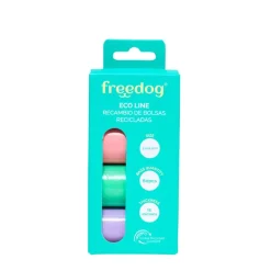 Freedog Eco Line Bolsas Higiénicas de Colores Pasteles para perros Discount