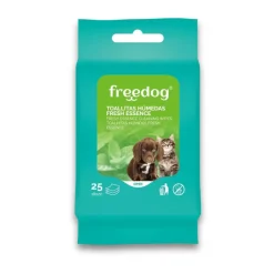 Freedog Fresh Essence Toallitas Húmedas con Aloe Vera para perros y gatos Hot