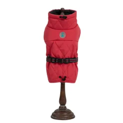 Freedog Oymyakon Rojo Abrigo Impermeable con Arnés para perros Online
