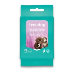 Freedog Toallitas Húmedas con Lavanda y Vainilla para perros y gatos Clearance