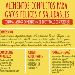Friskies Adult Buey con Pollo y Verduras pienso para gatos Sale