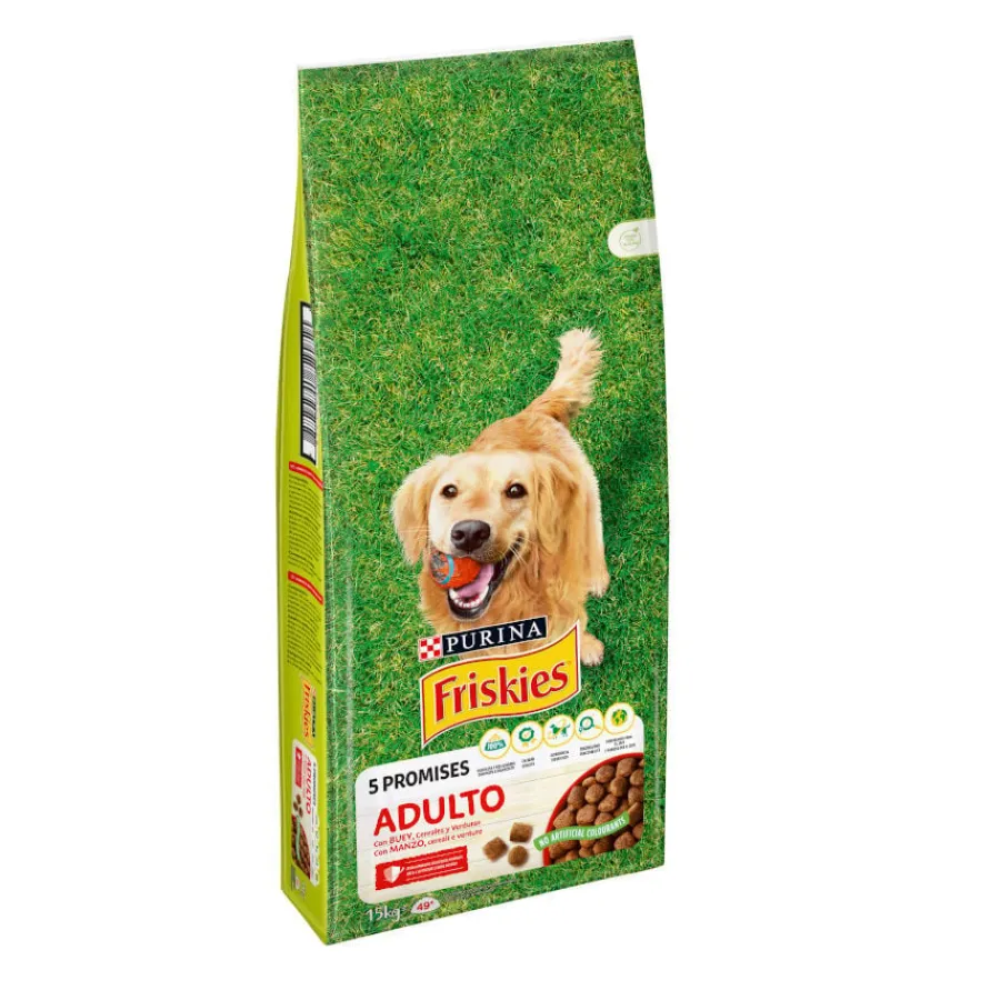 Friskies Adult Buey y Verduras pienso para perros Best