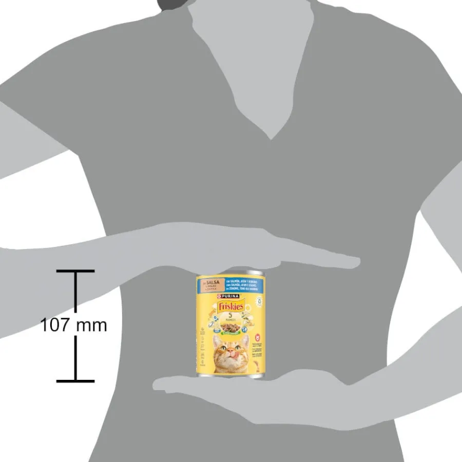 Friskies Adult Salmón y Atún en Salsa lata para gatos Best