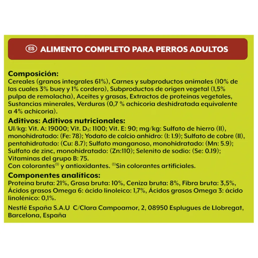 Friskies Digestion Cordero y Achicoria pienso para perros Best