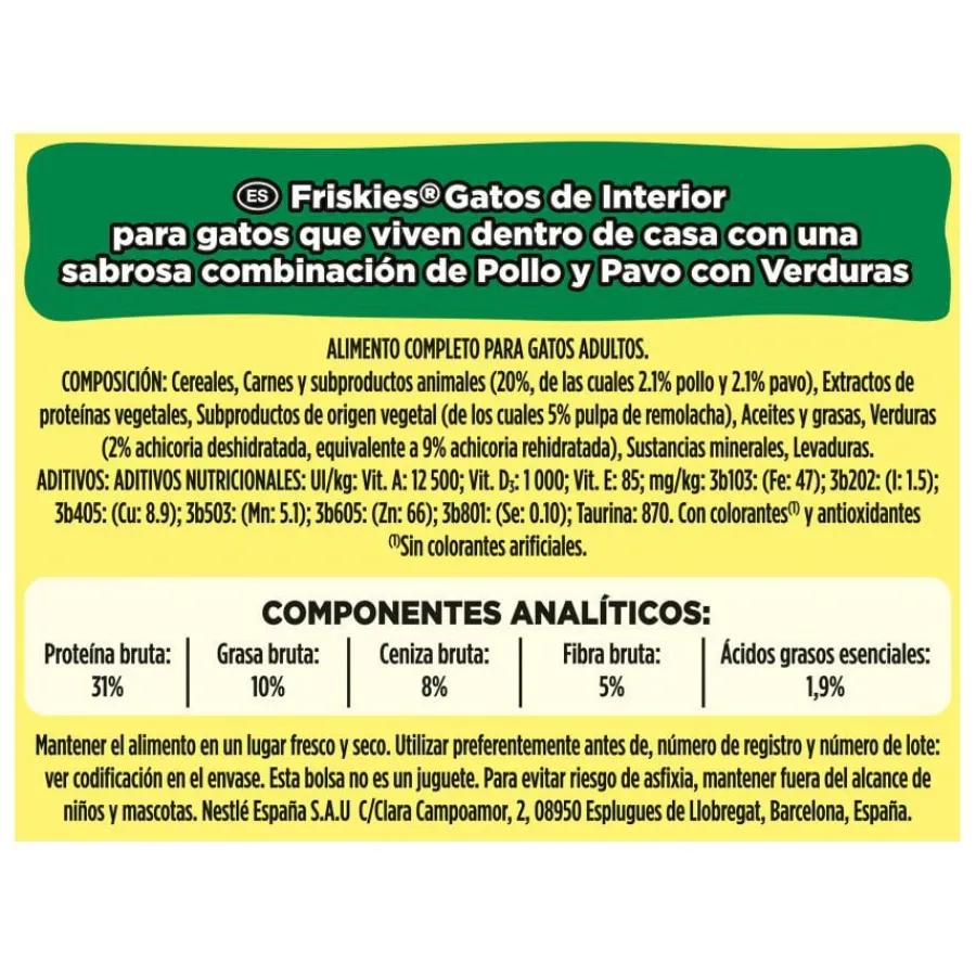 Friskies Indoor pienso para gatos