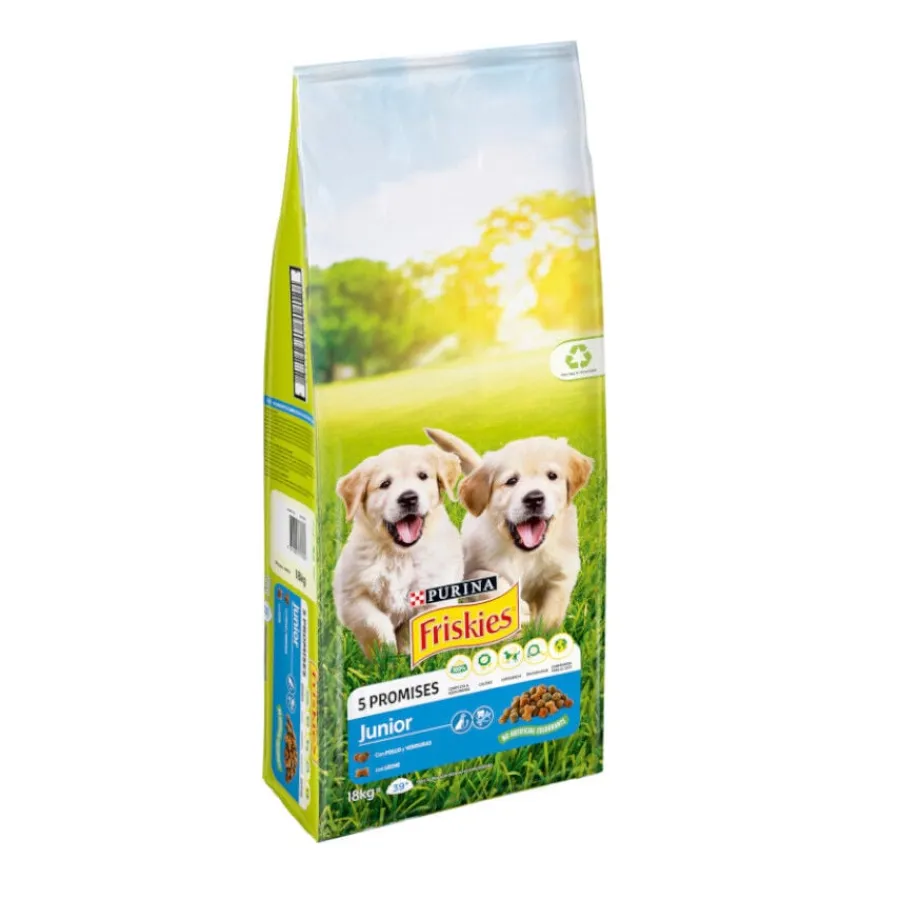 Friskies Junior Pollo y Verduras pienso para perros Best