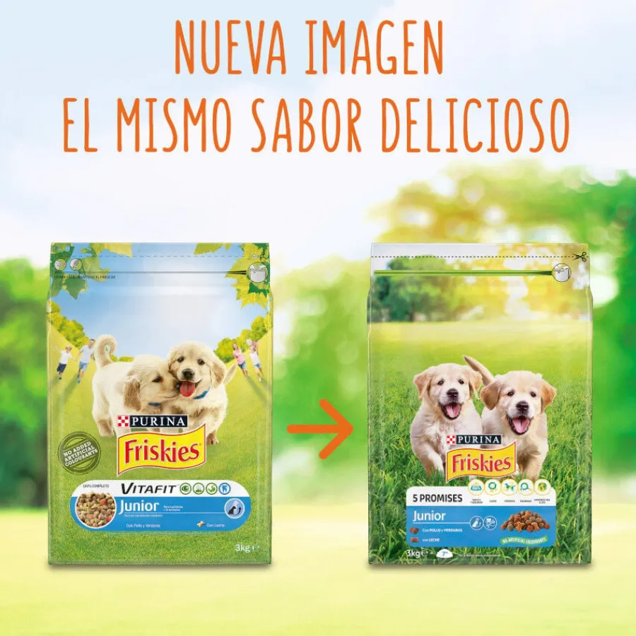 Friskies Junior Pollo y Verduras pienso para perros Best