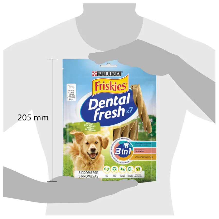 Friskies Medium & Large Snacks Dentales para perros New