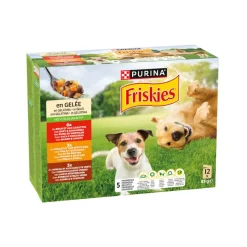 Friskies Pollo y Cordero en Gelatina sobre para perros Hot