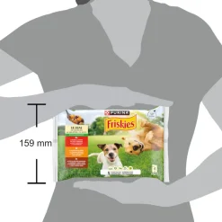 Friskies Pollo y Cordero en Gelatina sobre para perros Hot