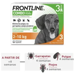 Frontline Combo Pipetas Antiparasitarias para perros pequeños Outlet