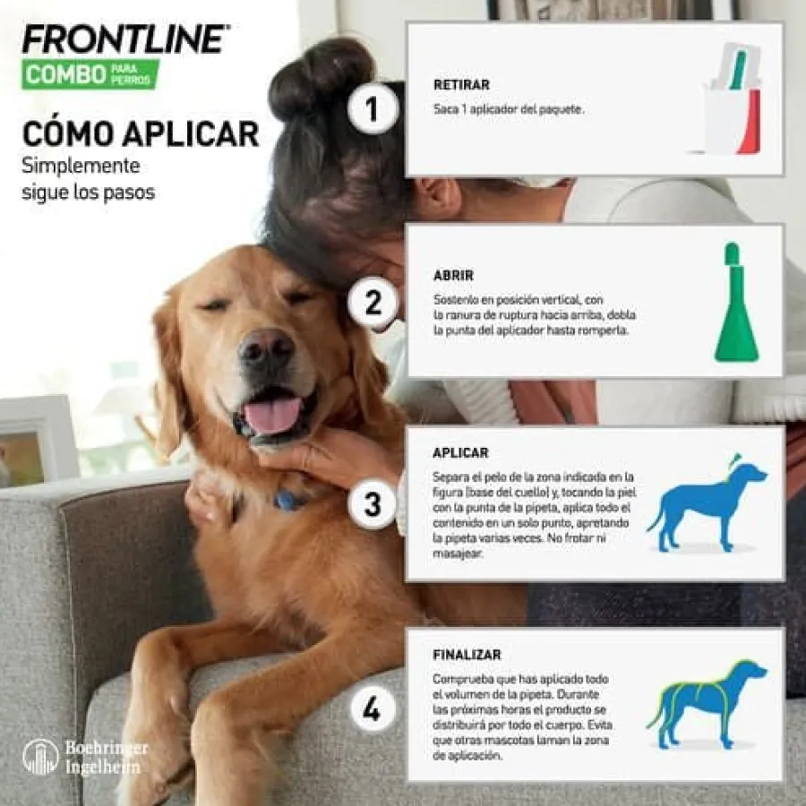 Frontline Combo Pipetas Antiparasitarias para perros gigantes Hot