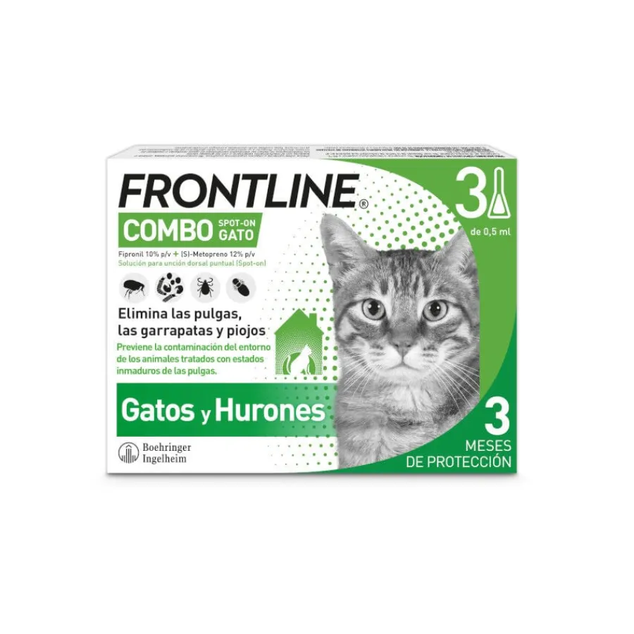 Frontline Combo Pipetas Antiparasitarias para gatos y hurones Clearance