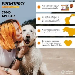Frontline Frontpro Comprimidos Masticables Antiparasitario para perros Sale