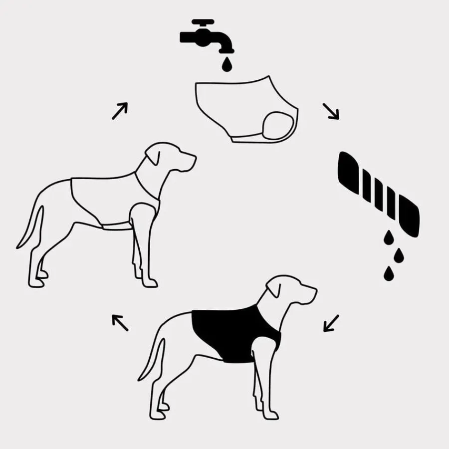GF Pet ElastoFit Ice Vest Chaleco Refrescante para perros Best