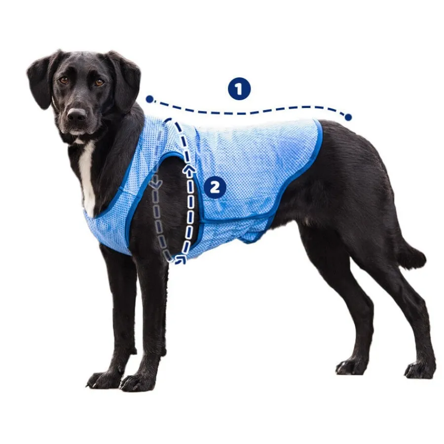 GF Pet ElastoFit Ice Vest Chaleco Refrescante para perros Best