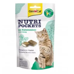GimCat Bocaditos Nutri Pockets Catnip y Multivitaminas para gatos