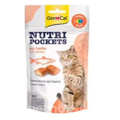GimCat Bocaditos Nutri Pockets de Salmón para gatos Outlet