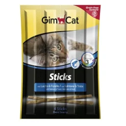 GimCat palitos de Trucha y Salmón para gatos Best