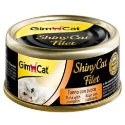 GimCat Shiny Filet atún con calabaza lata para gatos Discount